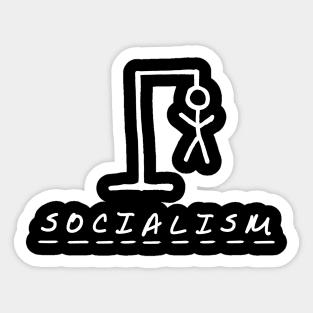 Game of Hangman - Socialism Sticker